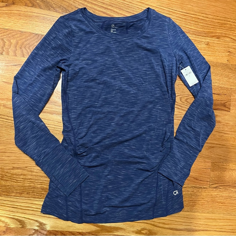 Gap GapFit Maternity long sleeve breathe top size XS